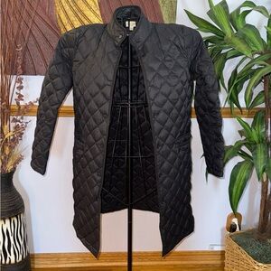 J. Jill Charcoal Quilted Jacket